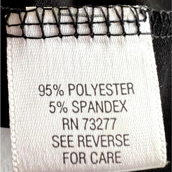 Elle Midi Dress Women Size XL Black Scoop Neck Stretchy New Bead Embellishments - Picture 10 of 13